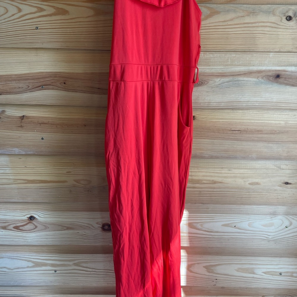 Red jumpsuit - Picture 3 of 3